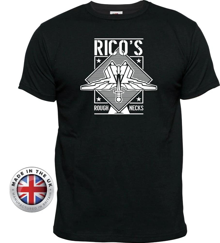 Starship Troopers Tshirt Ricos Roughnecks Printed TShirt Unisex Ladiesfit S