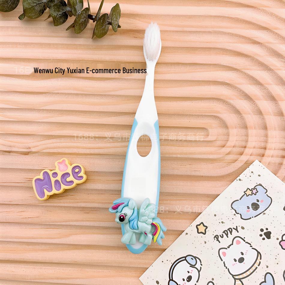 My Little Pony Soft Bristle Toothbrush for Ages 3-12, Advanced Gum Protection