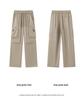 Men's Solid Color Wide Leg Work Pants