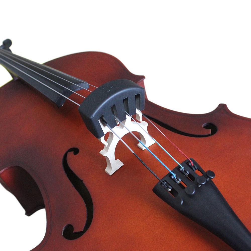 M MBAT 1pcs Rubber Cello Violin Mute Silent Practice Fiddle Decrease the Volume Accessories Tools Not Disturb Others to Rest