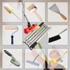 Multi-Angle Paint Brush Extender Retractable Paint Roller Extension Pole Telescopic Rod Paint Edger Tool for High Ceilings