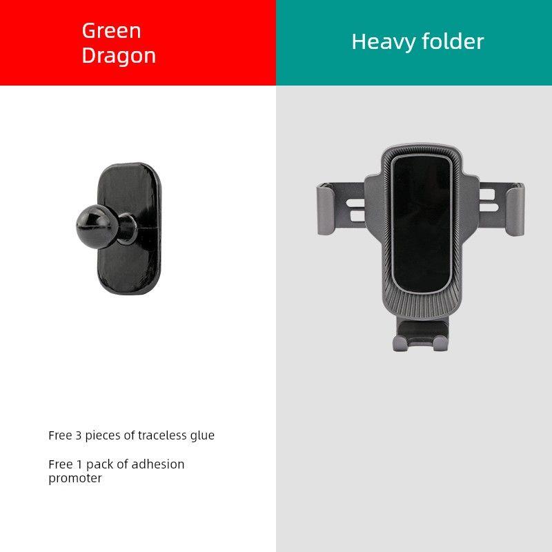 Car-Mounted Bracket with Gravity Support, Fixed Navigation Stand, Adhesive Air Vent Clip, Front Windshield Mount, Optional Multifunctional