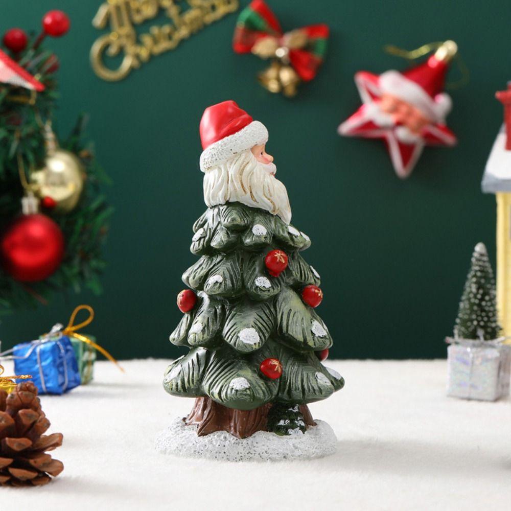 Funny Mini Christmas Tree Figurine Handmade Merry Christmas Decorations  Party Favors