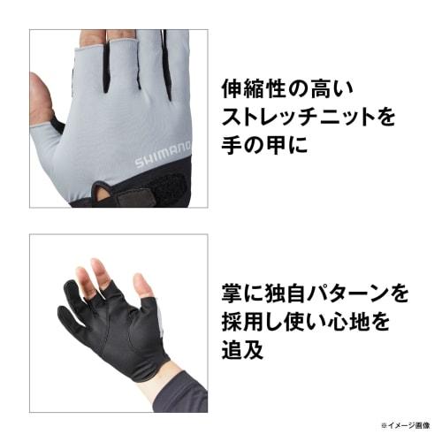 SHIMANO Basic Handschuhe 3-Finger-Schnitt GL-008V Real Khaki L