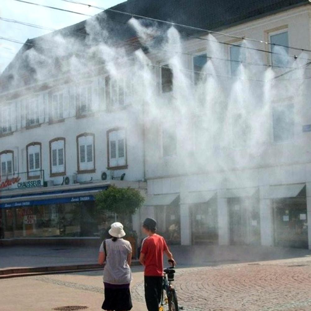 10M 10 Spraying Heads + Connector for Fine Misting Moisturizing Dust Removing