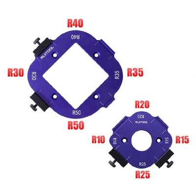 Practical Round Corner Jig Templates Aluminium Alloy Wood Panel Corner Radius Corners Aluminium Alloy Radius Corner Tool