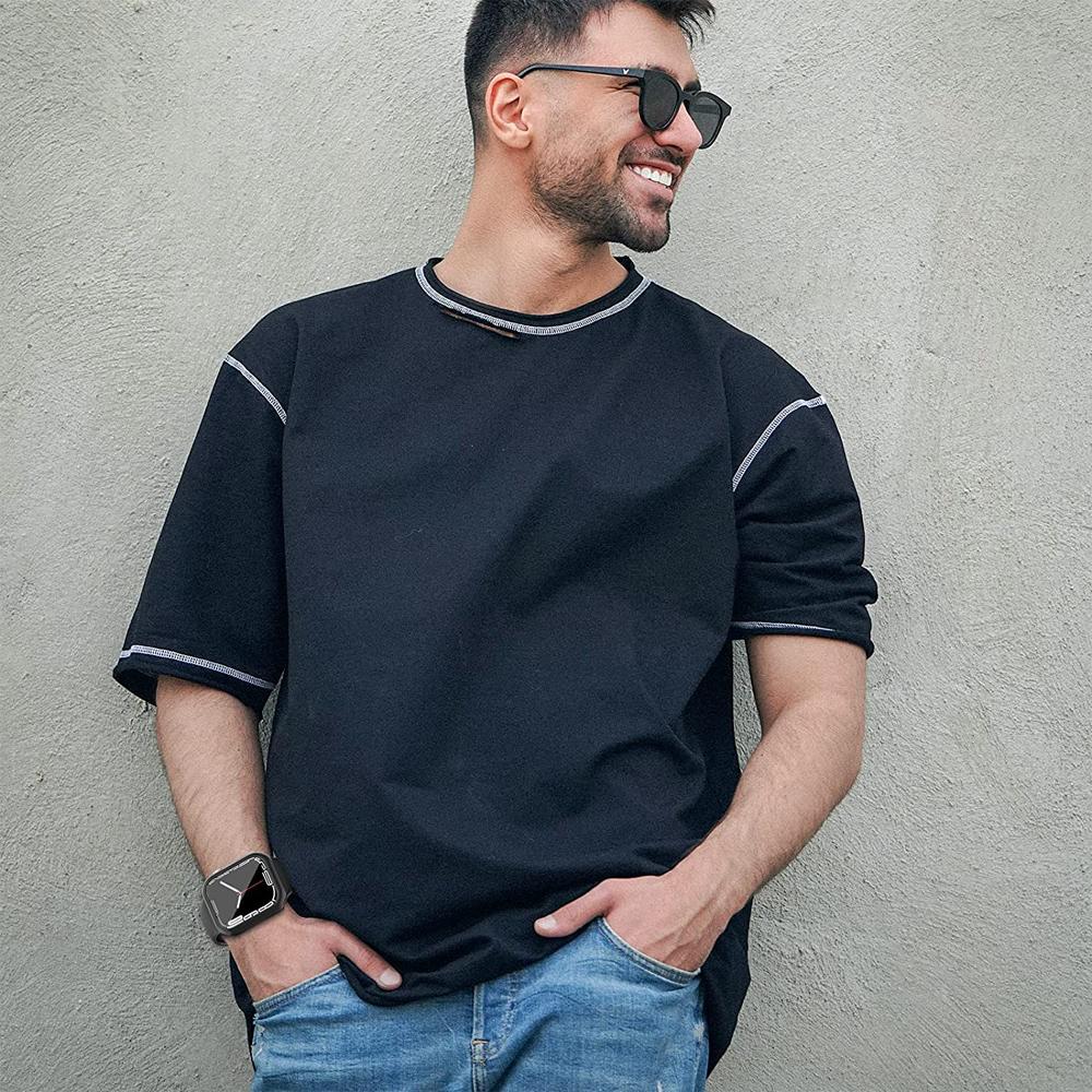 Cover For Apple Watch Case 6 Se 4 3 44mm 40mm 42mm 38mm Accessories PC Screen Protector Bumper iWatch Series 7 8 41mm 45mm Case