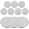 Silver Metal Stamping Tags Blank Dog Tags for Engraving 30Pcs Pack