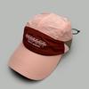 Spring And Summer Outdoor Quick-Drying Color Matching Embroidery Letter Plaid Baseball Cap Men'S And Women'S Breathable Retro Cap