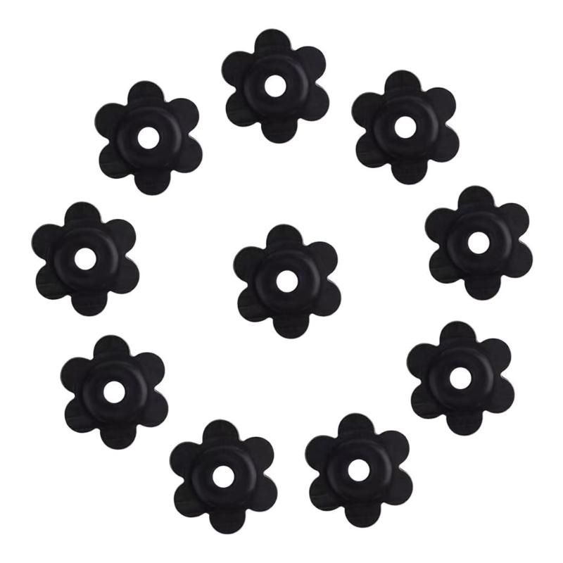 Pack Of 20 Adjustable Yard Flag Holder Clips Practical Flagpole Stand and Plums Blossom Stoppers Garden Decoration