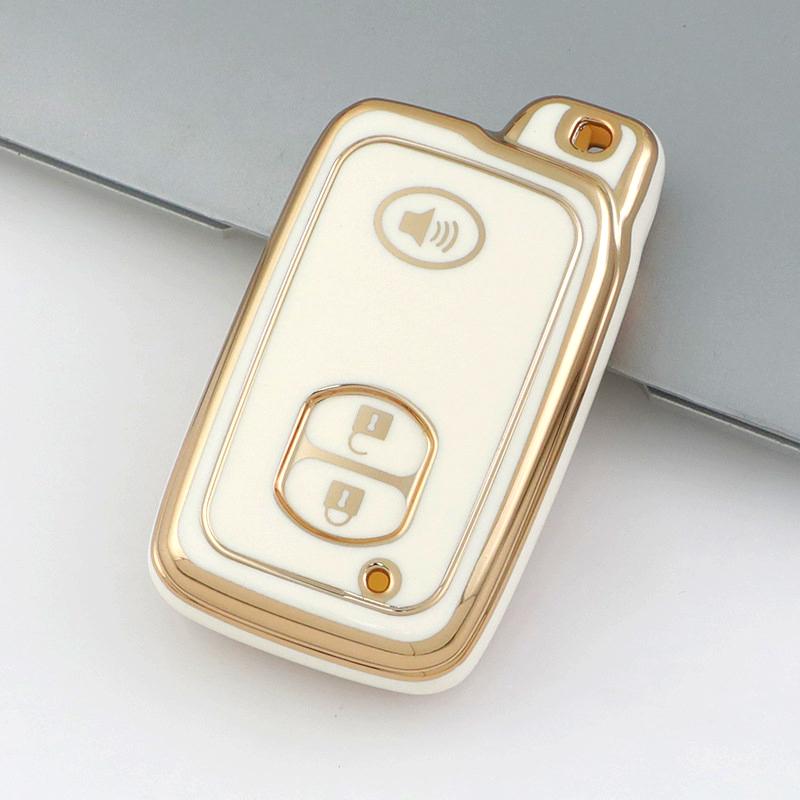 For Toyota Camry Crown Majesta Highlander Land Cruiser Prado Kluger Mark X Subaru Foreste XV TPU Car Key Case Cover Protector