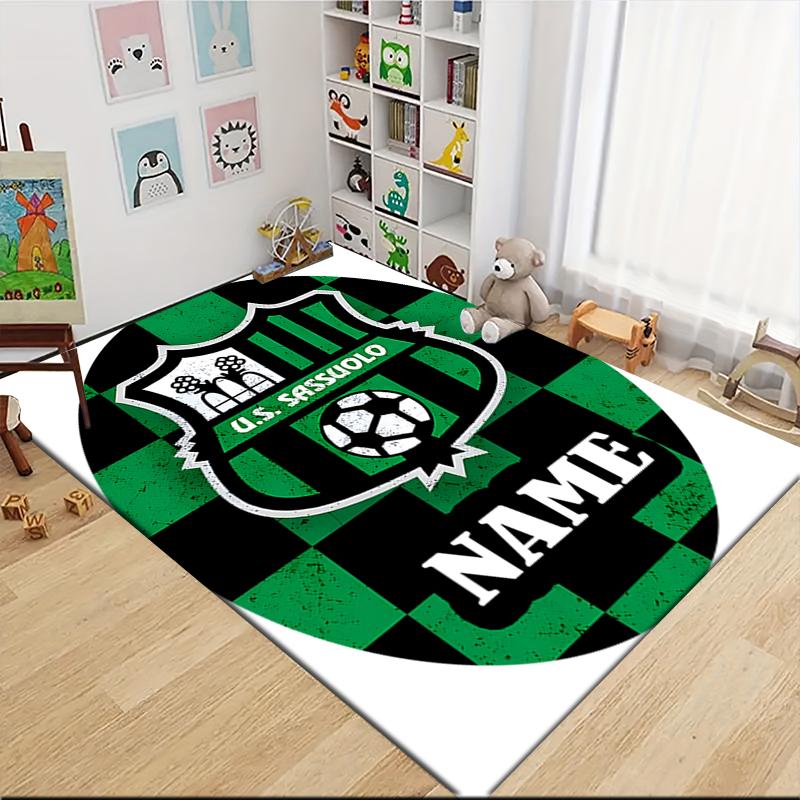 Custom Name German Flag Crest Carpet Rug Customizable Soft Washable Anti-Slip Home Living Room Sofa Mats Personalized Rug. 0909192
