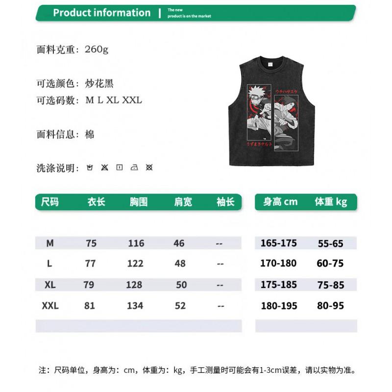 Unisex Oversized Streetwear Hoodie With Cartoon Print Cotton Heavyweight Washed Look