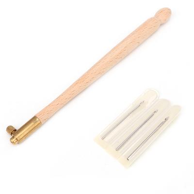 Häkelnadel mit 3 Nadeln, Sticknadel-Set, Strick- und Perlenstickwerkzeug