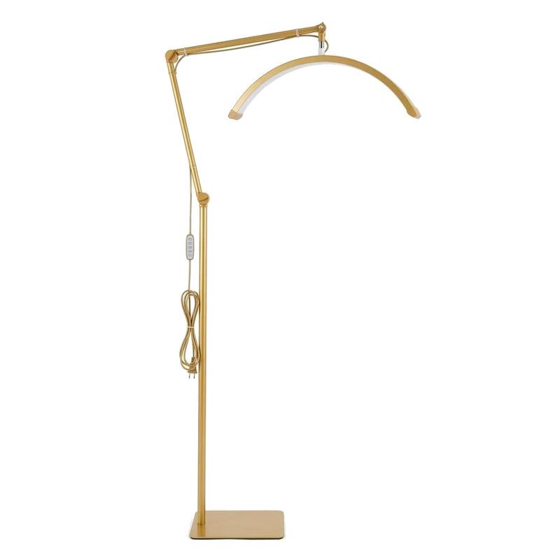 23 collu zelta konsoles pusmēness lampa
