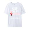 Keep Calm and Ok Not That Calm Funny Medical ECG Emergency Brand T Shirt Streetwear Tshirts St Patricks Day New Tshirts