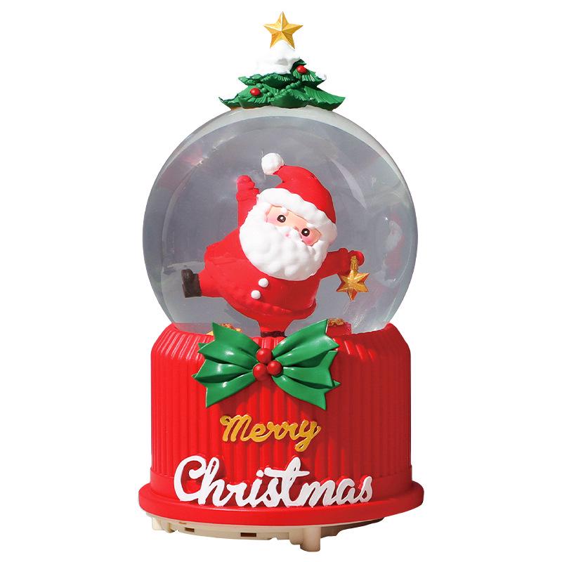 Christmas Crystal Ball Music Box Lantern Ornament
