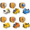 Mini 2.4G Remote Control Watch Small Car Engineering Vehicle Excavator Boy Charging Model Car Bulldozer Mixer Children's Gift