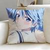 music anime Fuuka Cushion Cover Soft  EasyWash Pillow Case  Versatile for Couch Bed Travel and Office