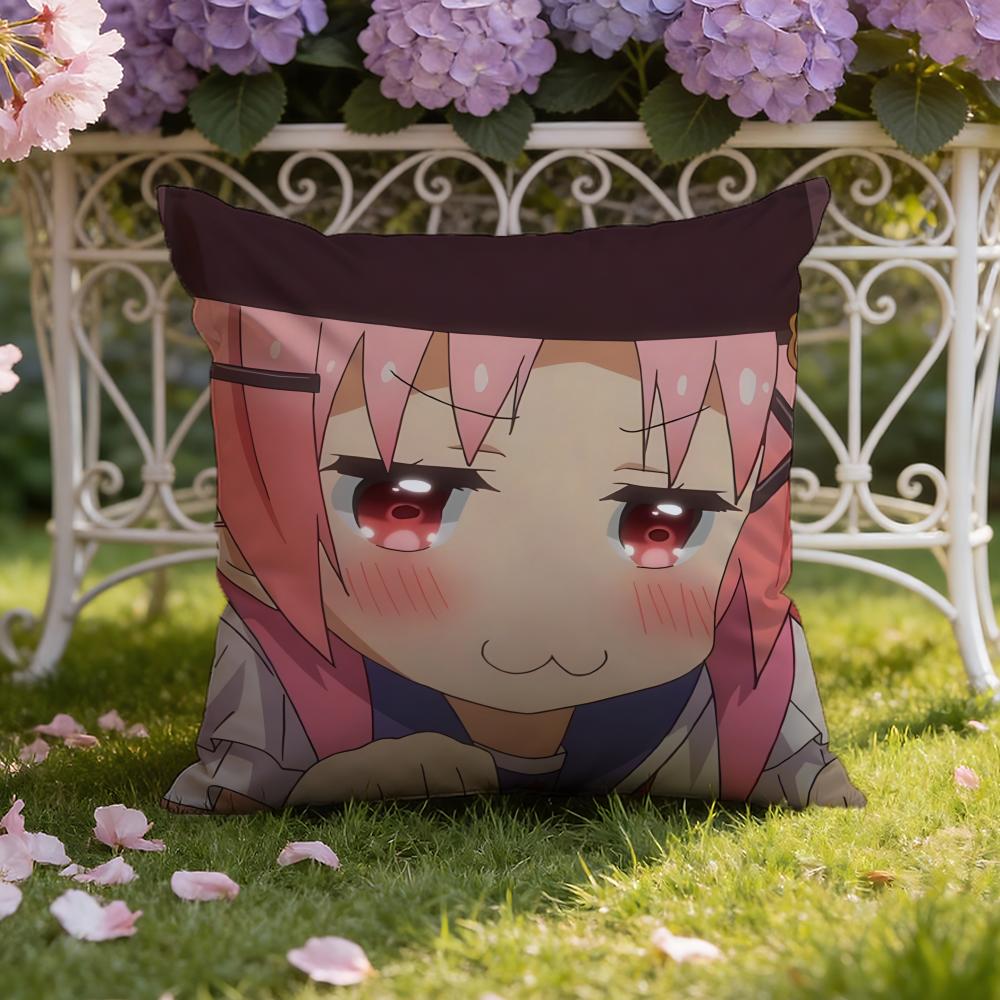 Anime S-School-Live! Cushion Cover Home & Car Dual-Scene Pillow Cover: Reversible for Premium Comfort