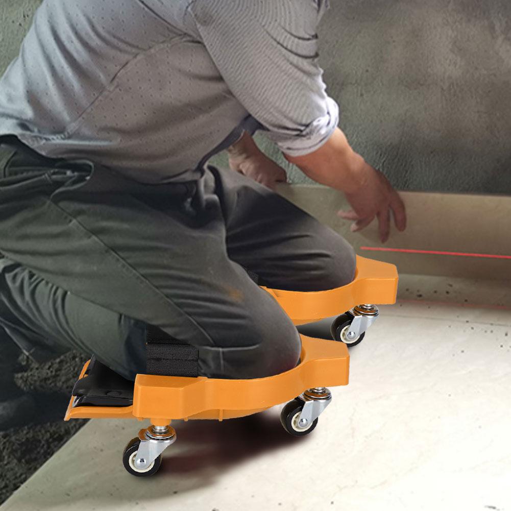 Rodillera deslizante multifuncional que ahorra trabajo Rodillera universal para trabajar la madera(Amarillo )