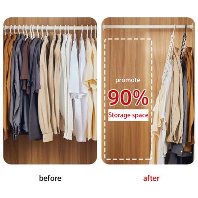 Multifunctional Clothes Hanger Storage Rack For Home Hanging Clothes Dormitory Folding Clothes Drying Rack To Save Space Bedroom