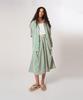 ATHPLATFORM Aw61Pt16_Wrinkle Stripe Lounge Tech Flare Pants_Green