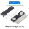 Neodymium Magnetic Name Badge & ID Holder with Magnetic Buckle