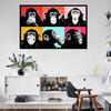Watercolor Monkey Funny Canvas Painting Modern Home Decorative Painting Animal Painting Wall Pictures for Living Room Oil