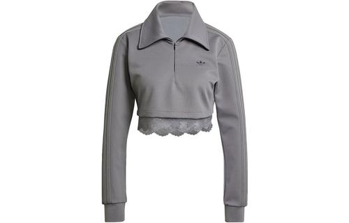 Adidas Originals Gray Series TRACK TOP Sweatshirt Women s Gray IY9024 S серый