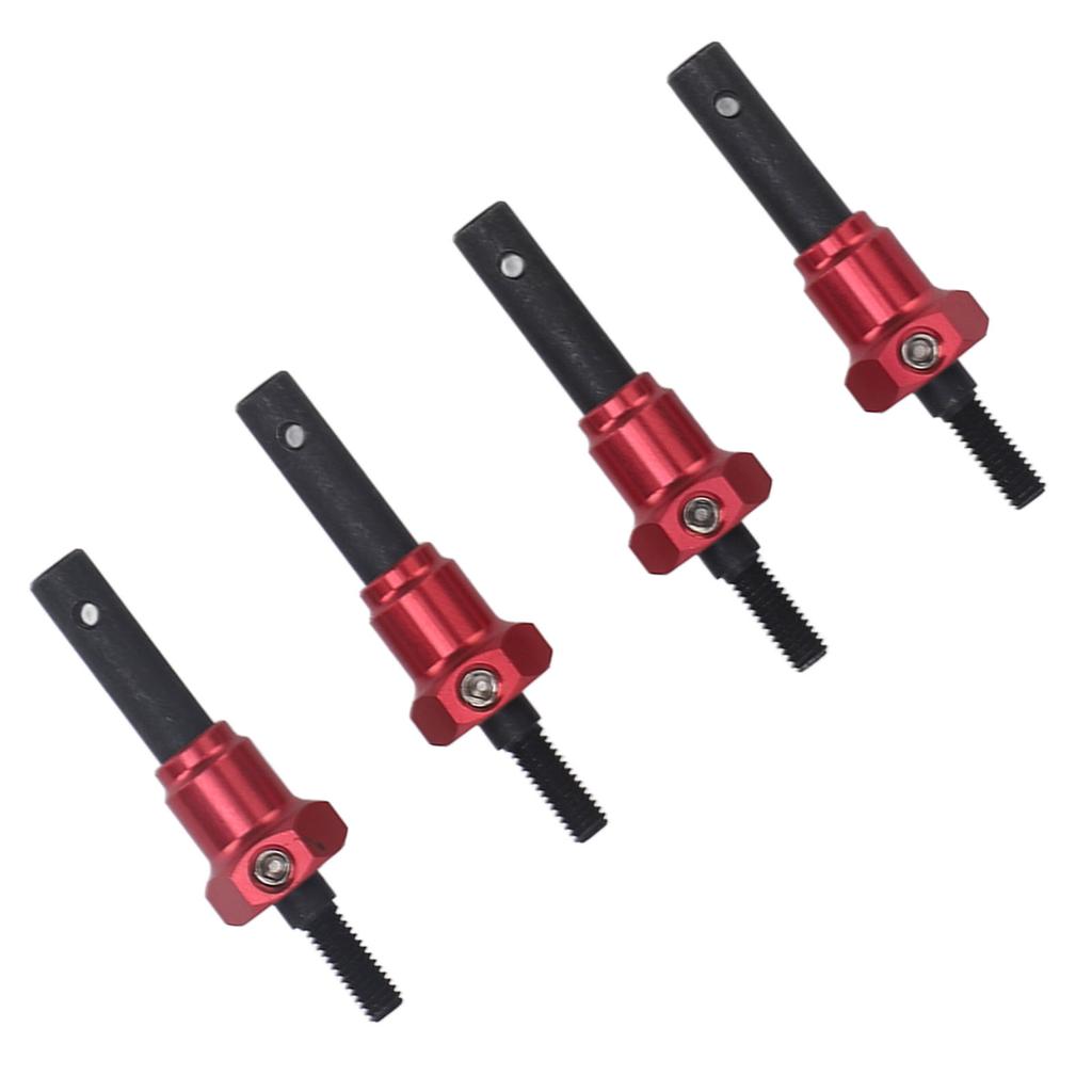 Portal Stub Axle Drive Shaft Aluminum Alloy Steel Stub Axle Drive Shaft Replacement for 1/10 RC Crawler