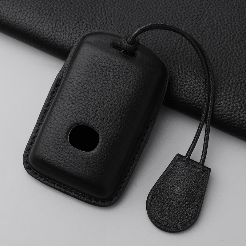 

Leather Car Remote Key Case Cover Shell For Mazda 3 Alexa Cx30 Cx-4 Cx5 Cx-5 Cx8 Cx-8 Cx-30 Cx9 Cx-9 Protector Fob Accessories