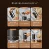 DERGUAM Electric Coffee Grinder, Updated Model Rechargeable Coffee Bean Grinder, Portable Compact Coffee Grinder with 0-40 Precision Thickness