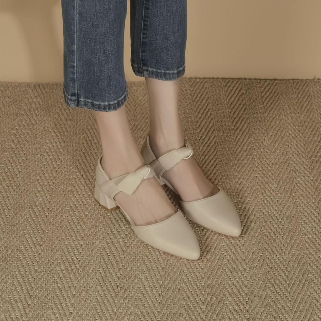 Fashion single shoes women's 2025 summer new hollow breathable Mary Jane shoes women's French daily casual shoes children