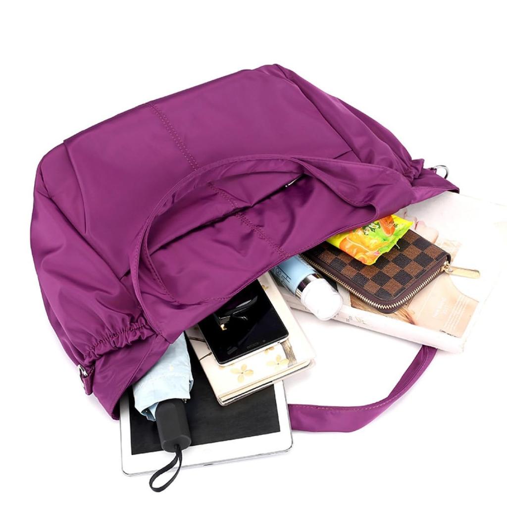 Yanaier Tote Bag, Shoulder Bag, Mother's Bag, 2-Way, Large Capacity, Lightweight, Waterproof, Multifunctional, Popular, Stylish, Crossbody Bag,