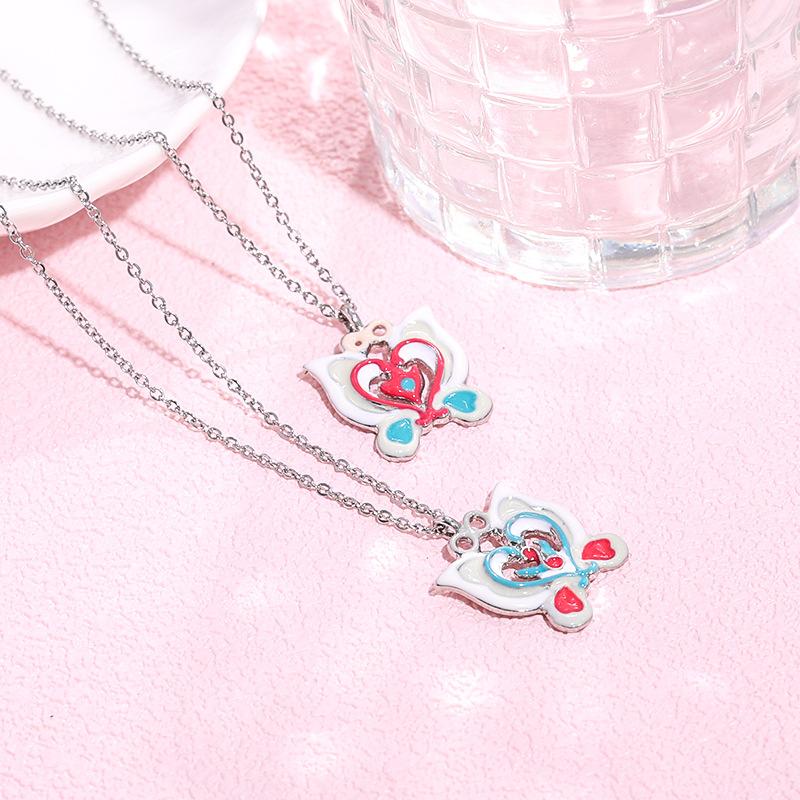 "Bharara Energy" Xiaohongshu Same Bharara Little Demon Fairy Transformer Necklace Demon Fairy Clavicle Chain Pendant