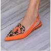 New Style Popular Summer Color Block Women's Shoes 34-43 Large Pointed Tassel Low Heel Back Air Sandals High Heels Womens Shoes