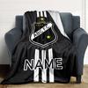 Custom Name Bayern Munich Crest Blanket for Couch & Bed, Plush Cozy Fuzzy Blanket Super Soft & Warm Blankets for Fall and Winter. 0908224