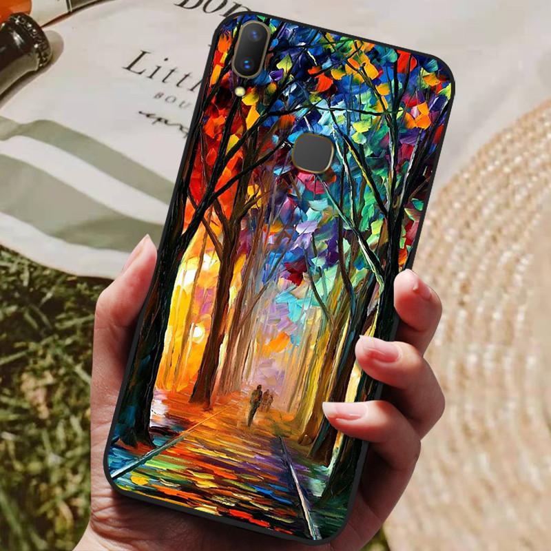 For Vivo Y85 Case 1723 V9 Silicon Back Cover Phone Case for Vivo V9 Youth Cases Soft Bumper Coque for Vivo 1727 1726 Fundas
