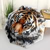 Tiger Watercolor Artwork Pattern New Style Umbrella, 1pc Automatic Folding Umbrella, Portable Foldable Design Umbrella, Outdoo