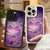 Phone Case: 2D flat design suitable for iPhone 18 17 16 15 14 13 Pro step protection case, heart-shaped crystal gems, Christmas and Halloween gifts