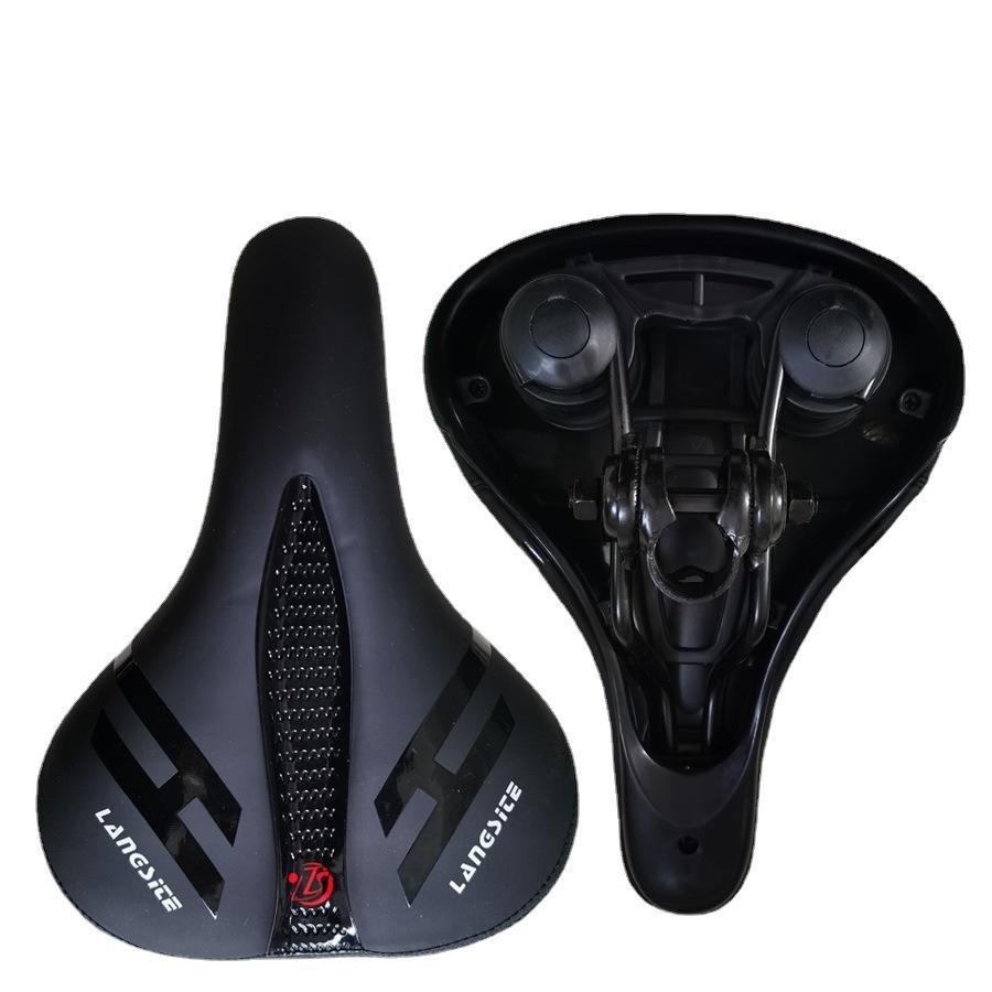 Bicycle seat cushion comfortable saddle mountain bike seat shock absorption thickened seat