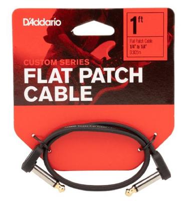 D'Addario Patch Cable 30cm L-L PW-FPRR-01