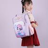 Adorable Lightweight Nylon School Backpack For Kids Grades 1 To 6 With Spacious Capacity