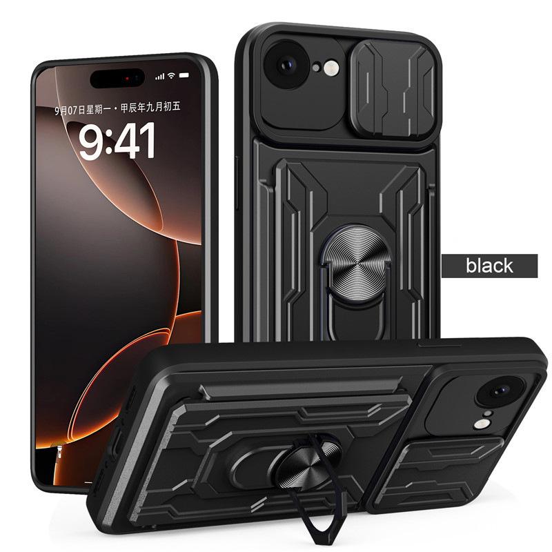 Applicable To Google Pixel 8A Lijia Push Window Mobile Phone Case GOOgle Pixel 9 Multi-function Anti-drop Protective Case google pixel 8a чёрный