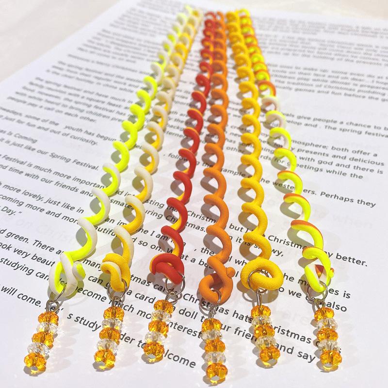 6 ks Dětské copánkové vlasové doplňky Spirálový pletací kroužek Dívčí nástroje na kudrnaté vlasy Twist cop Dívčí vlasové doplňky