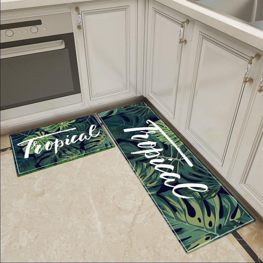 Kitchen Carpet Nordic Style Water Absorption Home Decor Rugs Area Floor Mat