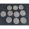 260Cts. Natural Pink Rose Quartz Round Cabachon Loose Gemstone 10 Pcs Lot C-2526