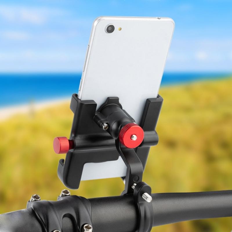 Verstellbare Fahrrad-Handyhalterung Ständer Rutschfest Universal Fahrrad Motorräder Lenker Handyhalterung Clip Einfach zu installieren