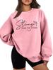 Stronger Than the Storm Women's Plush Hoodie - Thickened Warm Autumn/Winter Style